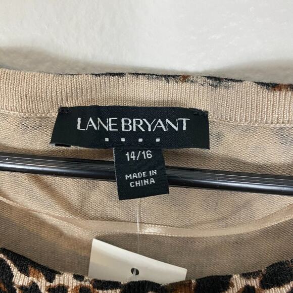 NWT Lane Bryant Leopards Print Sweater 14/16 - Picture 4 of 9